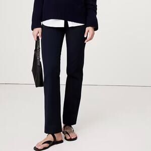 Banana Republic LONG Mid Rise Straight Sloan Pant Navy Blue 8 754557
